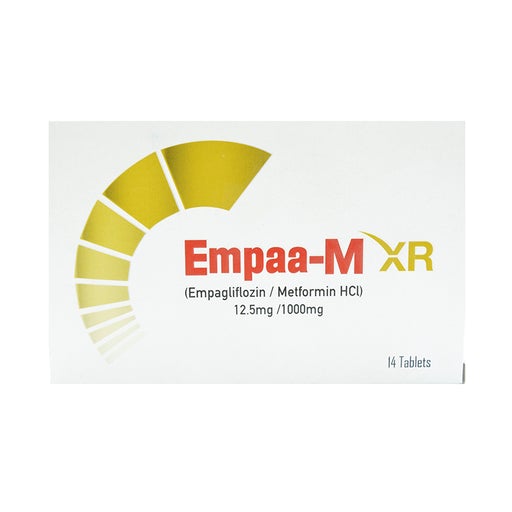 EMPAA-M XR 12.5/1000MG TAB 14S