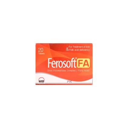 FEROSOFT-FA 100MG+0.35MG TAB-Box