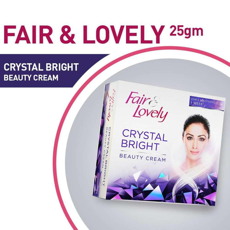 Fair & Lovely Crystal Bright Beauty Cream 25gm Bachat Pack