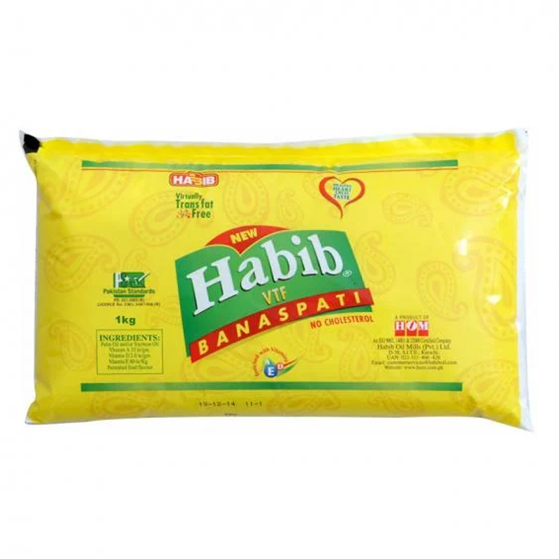 Habib Banaspati Single Pouch  1 Litre