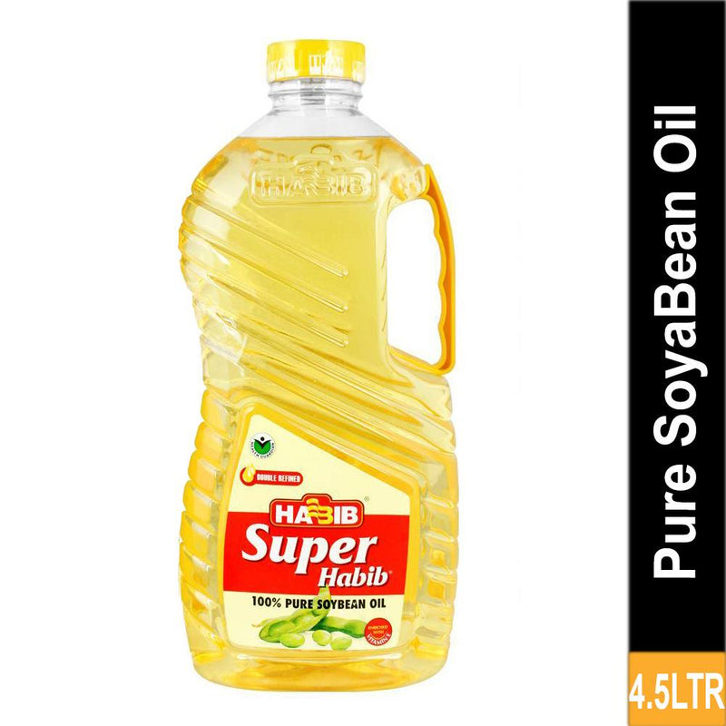Habib Super 100 % Soyabean Oil Bottle 4.5ltr