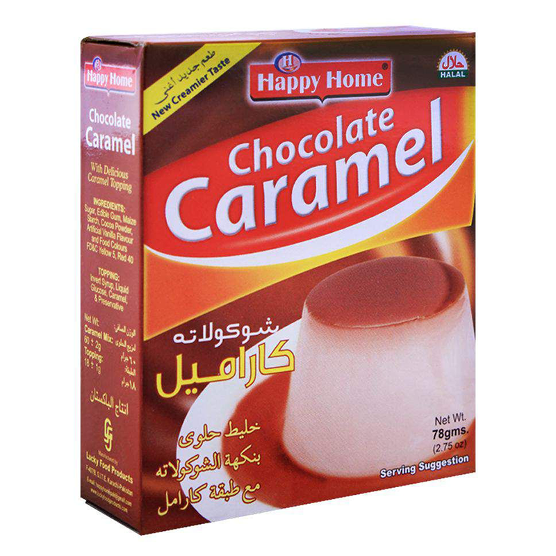 Happy Home Caramel Pudding Mix 78gm