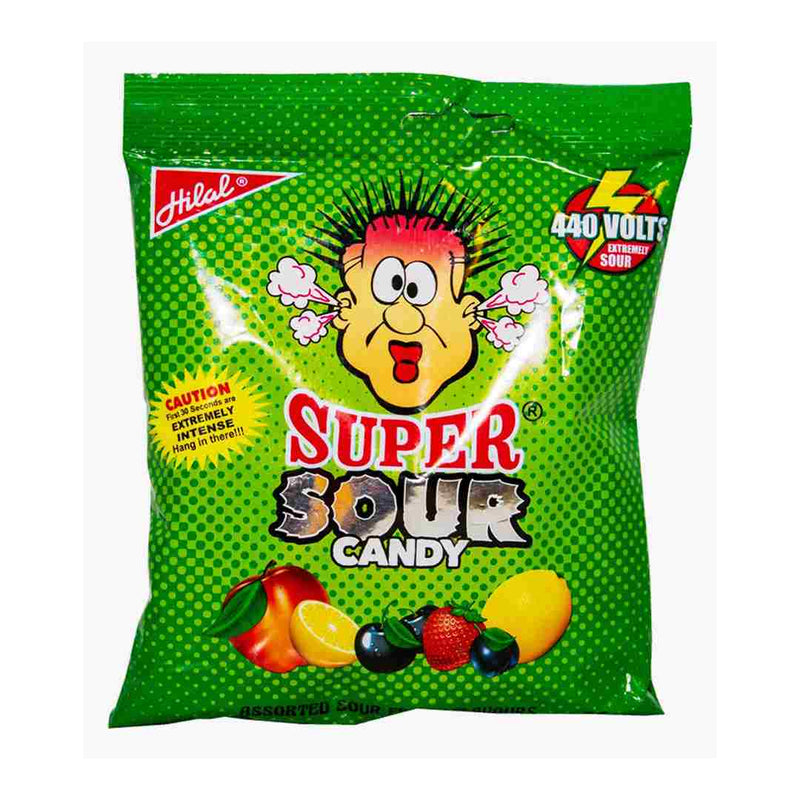 Hilal Candeez Super Sour Candy Pouch 25pcs