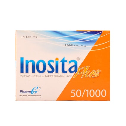 INOSITA PLUS 50MG+1000MG TAB-Box