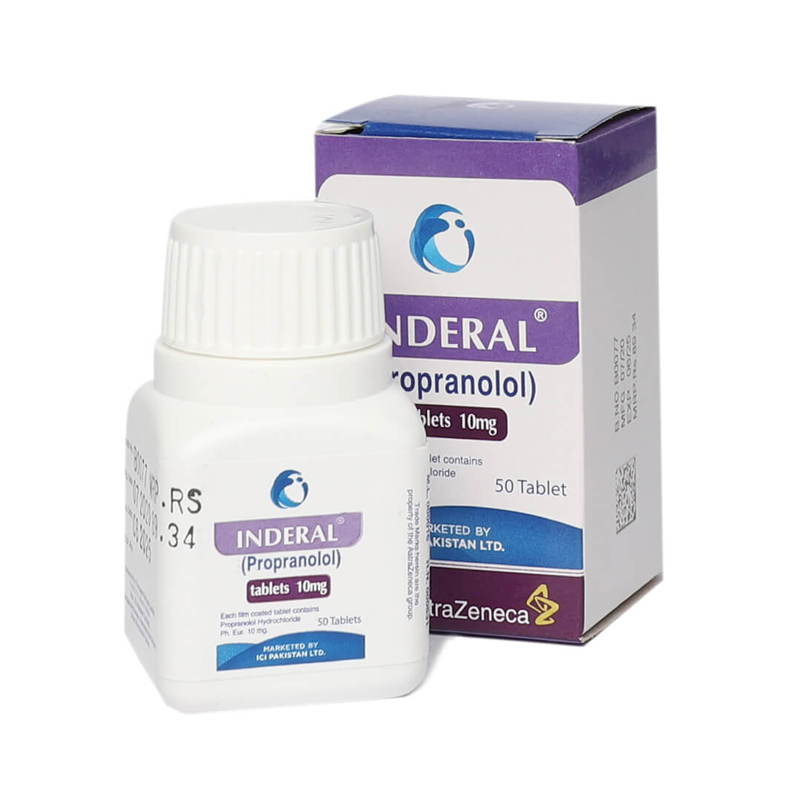 Inderal 10mg Tablets 50s