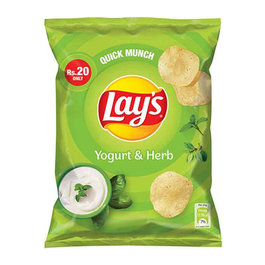 Lays Yogurt & Herb Chips Rs 20