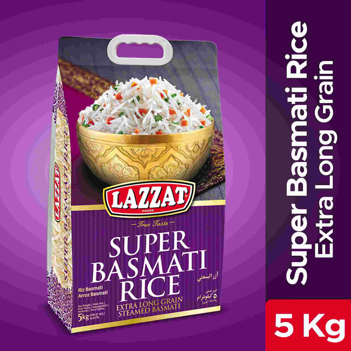 Lazzat  Basmati Rice 5Kg