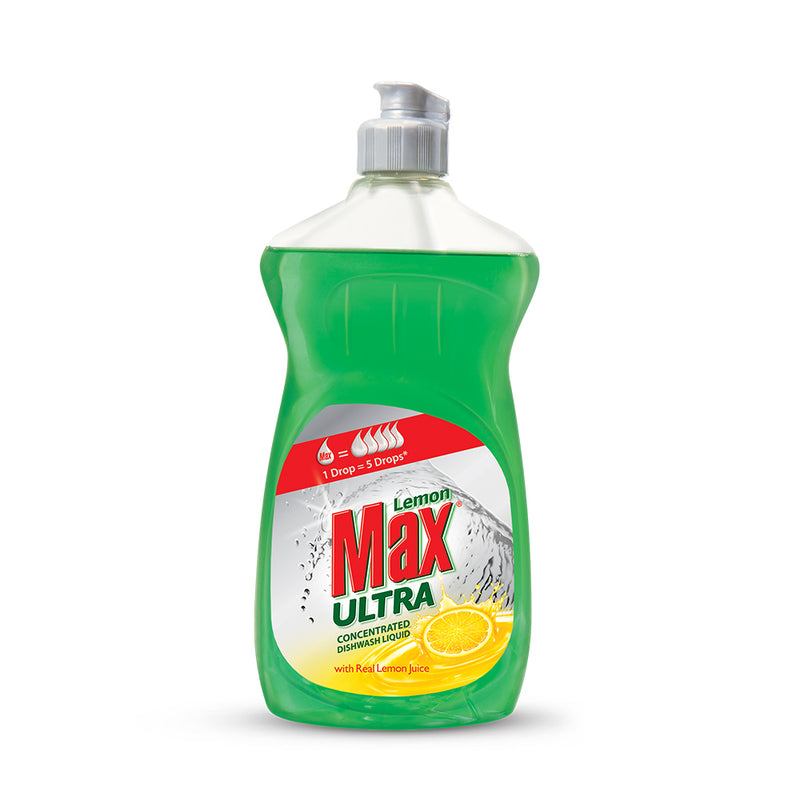 Lemon Max Ultra Dishwash Liquid Green 250 ml