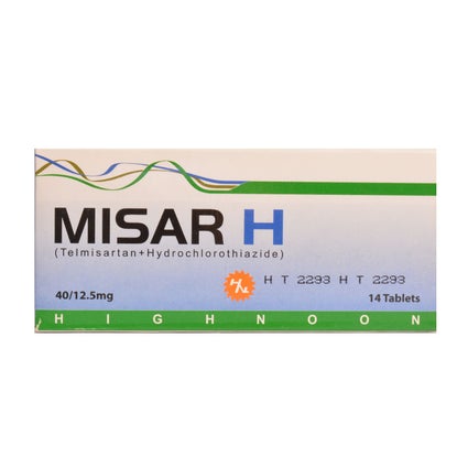 MISAR-H 40MG+12.5MG TAB-Box