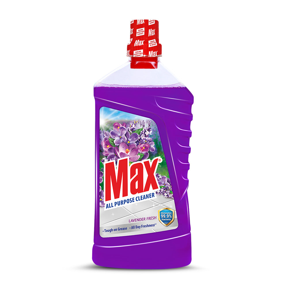 Max Lavender Fresh All Purpose Cleaner Bottle 1ltr