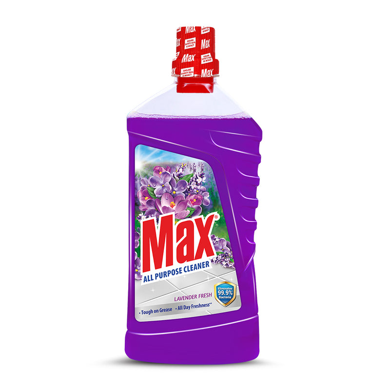 Max Lavender Fresh All Purpose Cleaner Bottle 1ltr