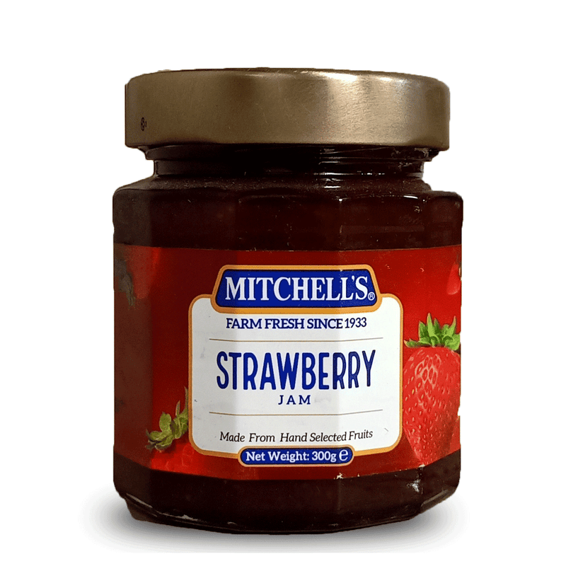 Mitchells Strawberry Jam 300gm