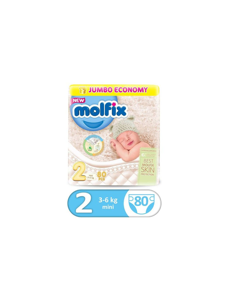 Molfix 3D Diapers Mini 80pcs - Jumbo Pack