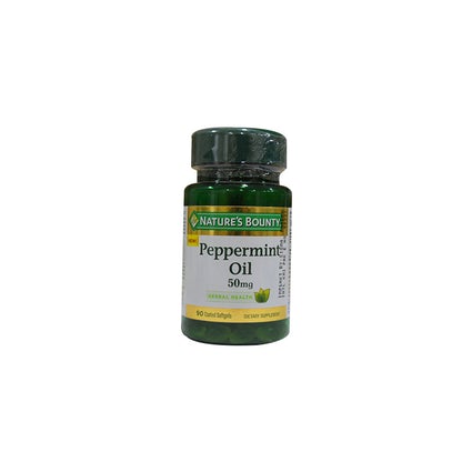 NATURE BOUNTY PEPPERMINT OIL 50MG CAP
