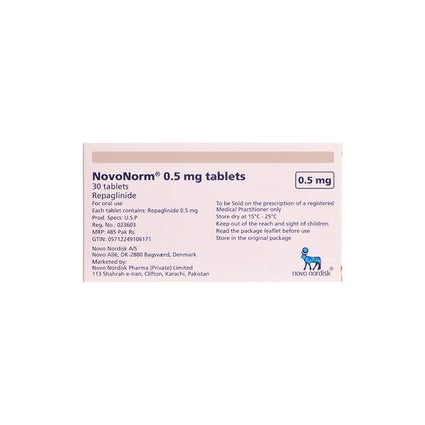 NOVONORM 0.5MG TAB-Box