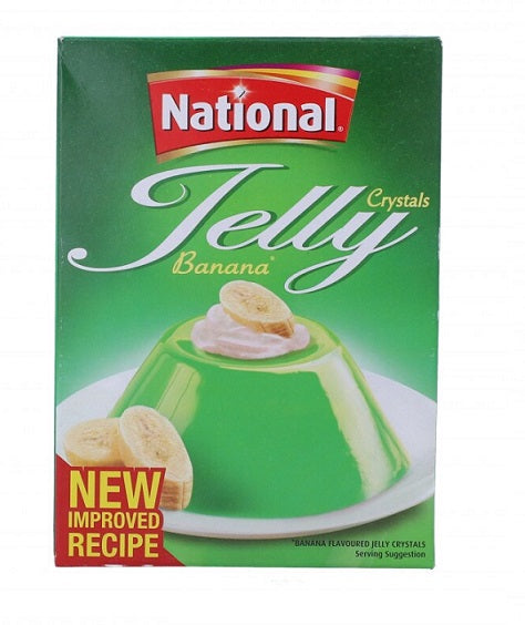 National Jelly Crystal Banana 80g