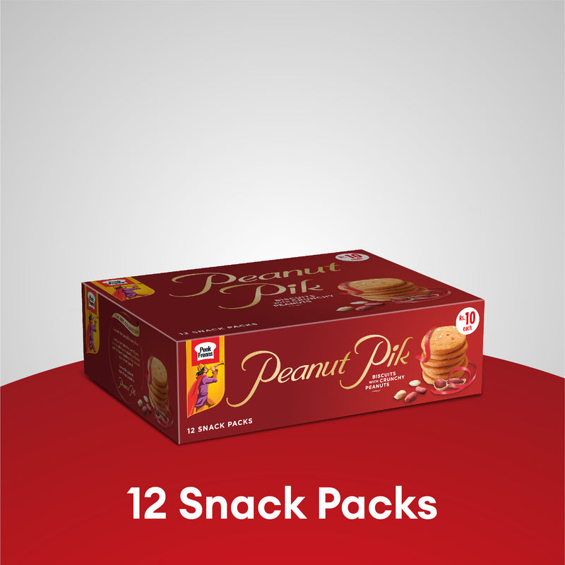 Peek Freans Peanut Pik Biscuit Snack Pack 12s