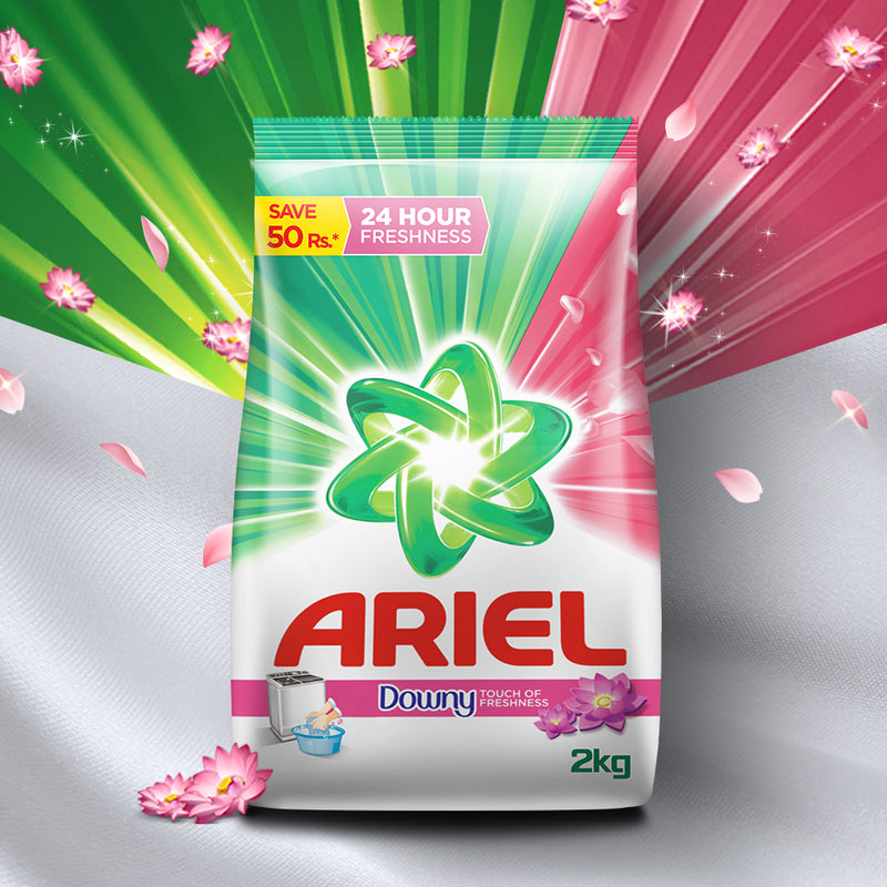 Ariel Touch of Downy Detergent Washing Powder 2kg