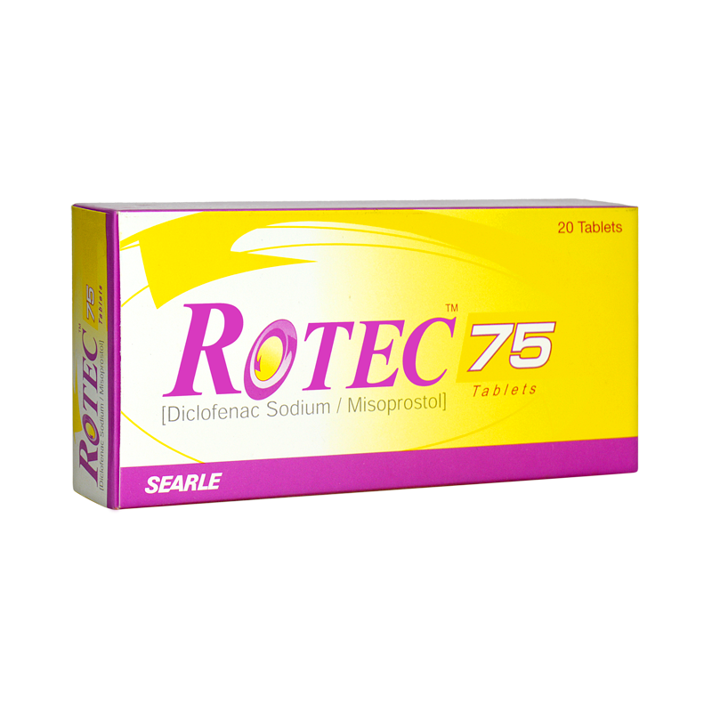 ROTEC 75MG+200MCG TAB-Box