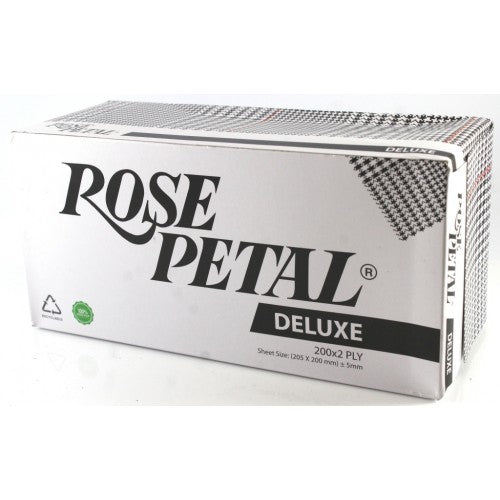 Rose Petal Deluxe Tissue Box 200x2 Ply