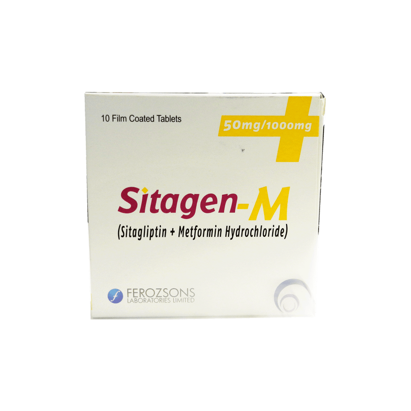 SITAGEN-M 50/1000MG TABLET 10 S