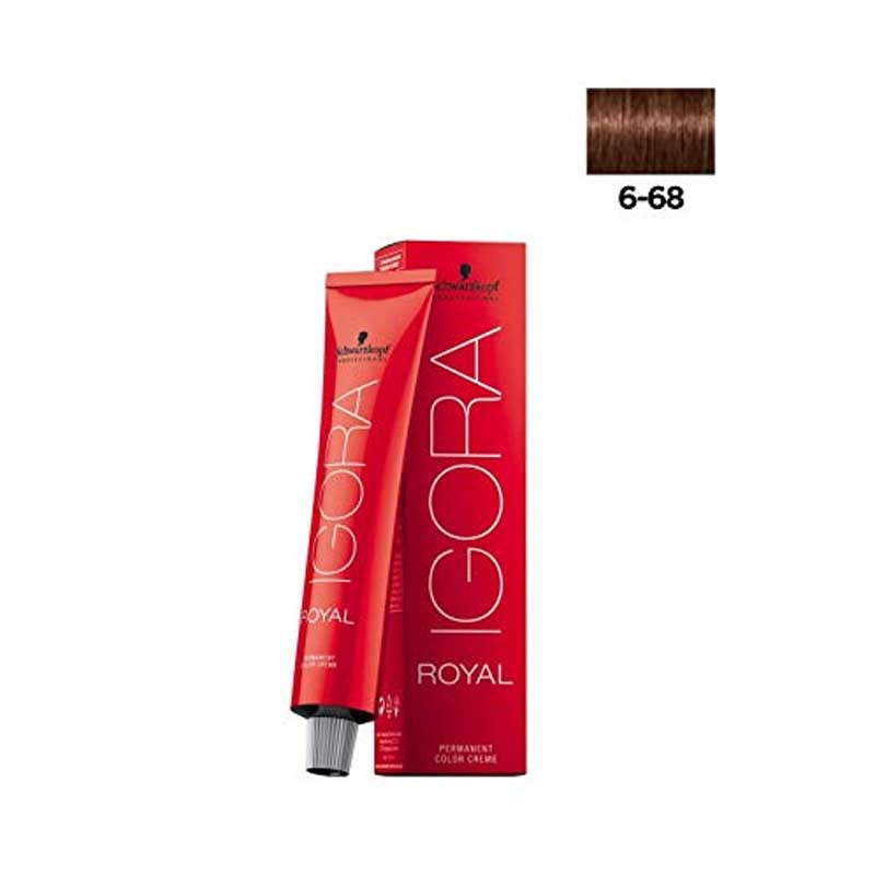Schwarzkopf Igora Royal Color Cream 6-68 Dark Auburn Red Blonde 60 ML