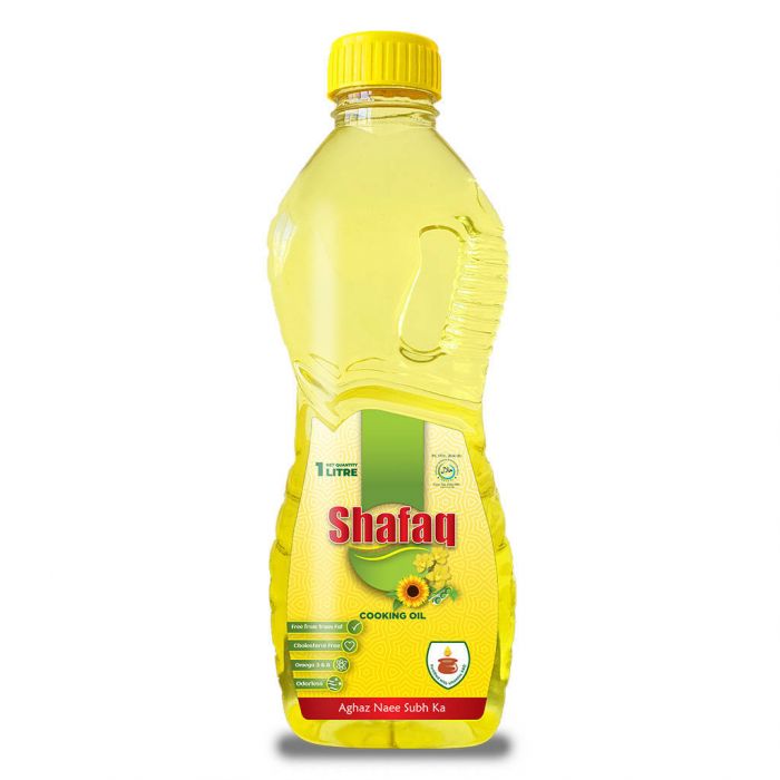 Shafaq Cooking Oil 3 liter bottle