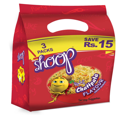 Shan Shoop Noodles Chatpata 65gm Pack of 3