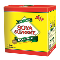 Soya Supreme Banaspati Ghee 1 Kg x 5 Pieces