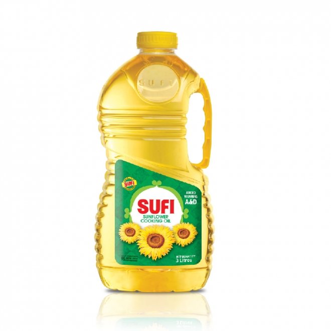 Sufi Sunflower Cooking Oil 3Ltr