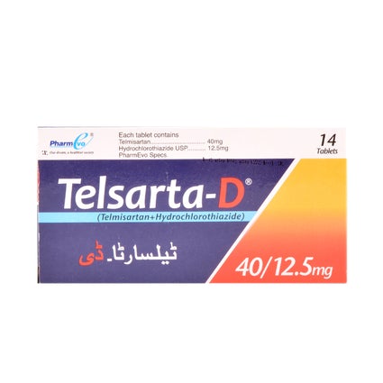 TELSARTA-D 40MG+12.5MG TAB-Box