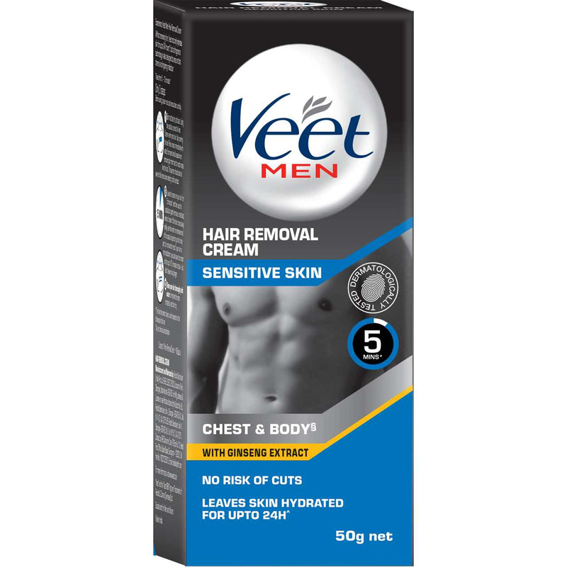 Veet Men Sensitive Skin Hair Removal Cream 50gm