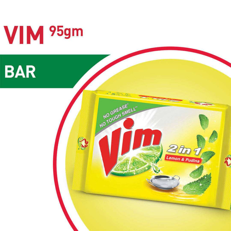 Vim Lemon Dish Wash Bar 95gm