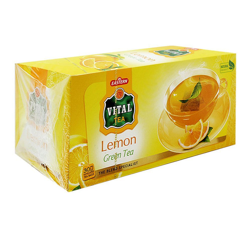 Vital Green Tea Bags Lemon 30 pcs Box
