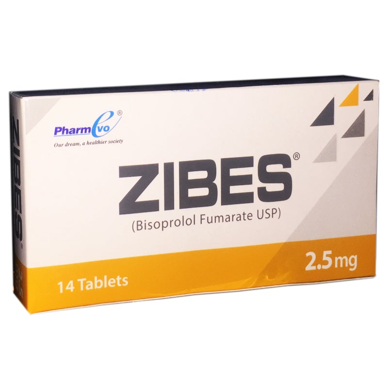 ZIBES 2.5MG TABLET 14 S-Box