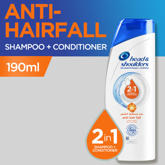 Head & Shoulders Anti-Hairfall 2-In-1 190 ML