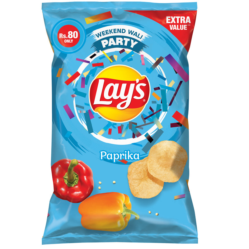 Lays Paprika Chips Rs 80