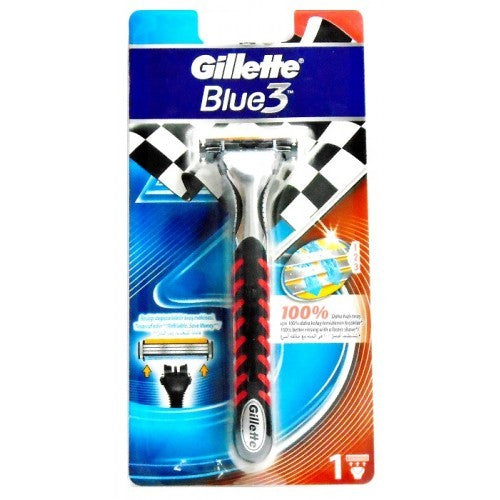 Gillette Blue 3 Disposable Razor Red Pack of 1
