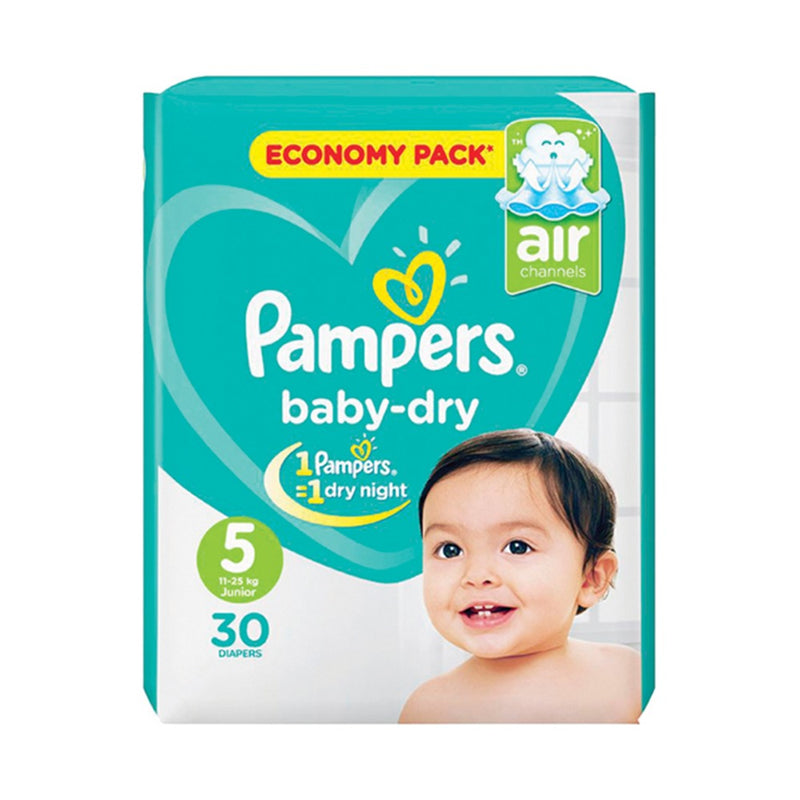 Pampers Baby Dry Carry Pack Junior Butterfly Size 5