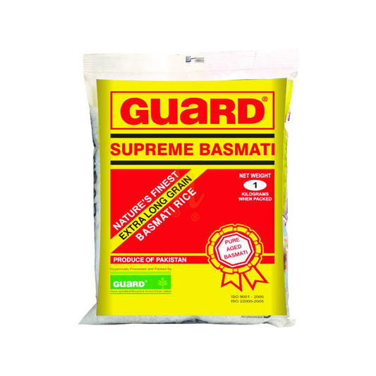 Guard Supreme Extra Long Grain Basmati Rice 5 Kg