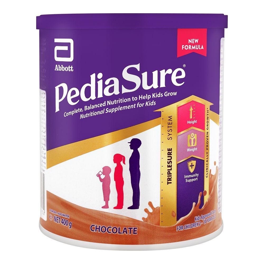 Pediasure Triplesure Chocolate Milk Powder  400 gm