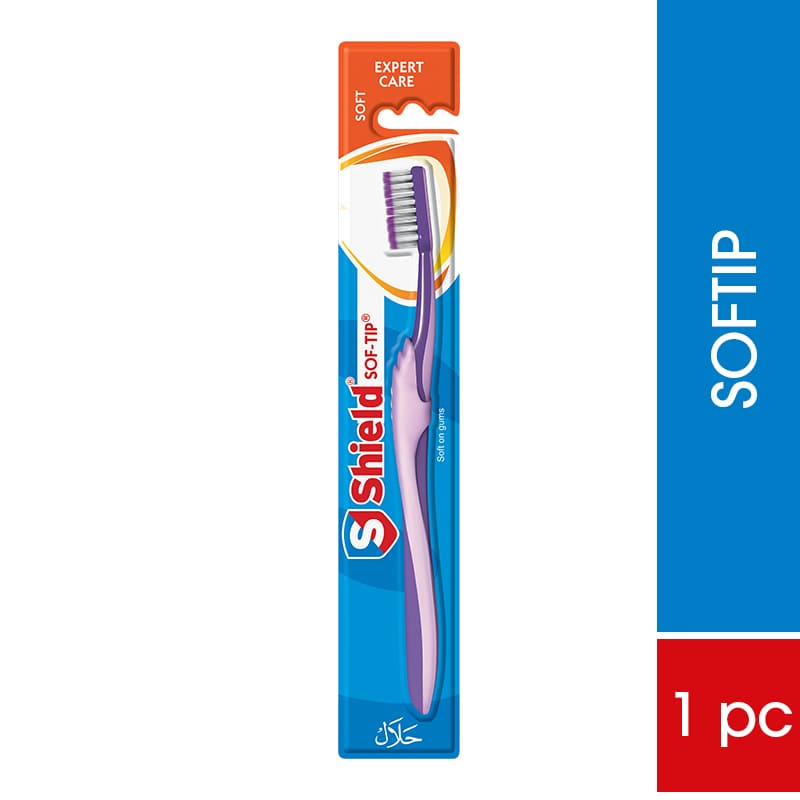 Shield Sof-Tip Toothbrush Soft 1 Brush