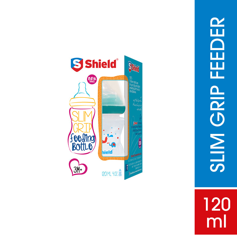 Shield Slim Grip Feeding Bottle 120 ml
