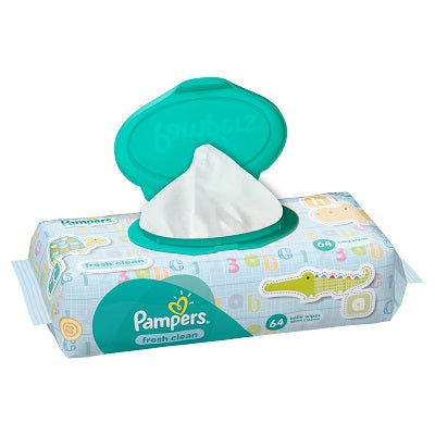 Pampers Baby Wipes  64 Wipes