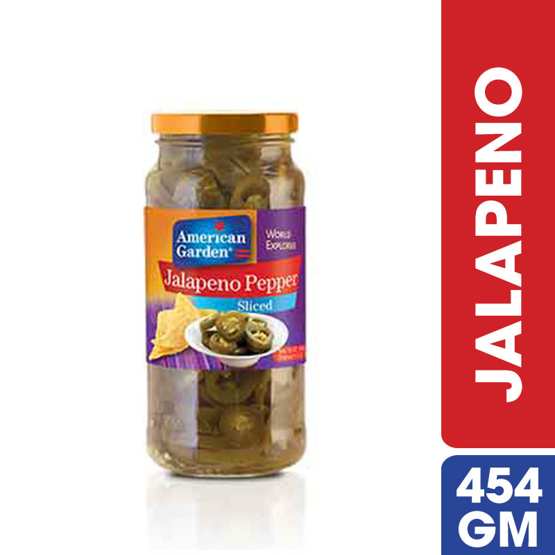 American Garden Sliced Jalapeno Peppers 454 gm