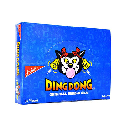 Ding Dong Bubble Gum Jumbo Pack 36 Pcs Box