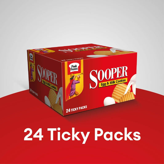Peek Freans Sooper Biscuit Ticky Pack Box