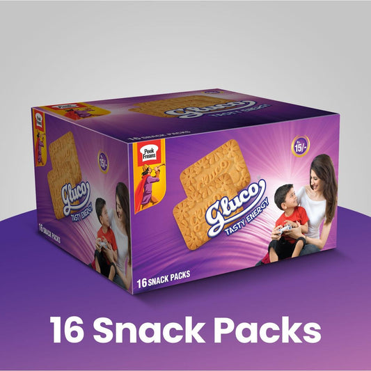 Peek Freans Gluco Biscuit Snack Pack 16's