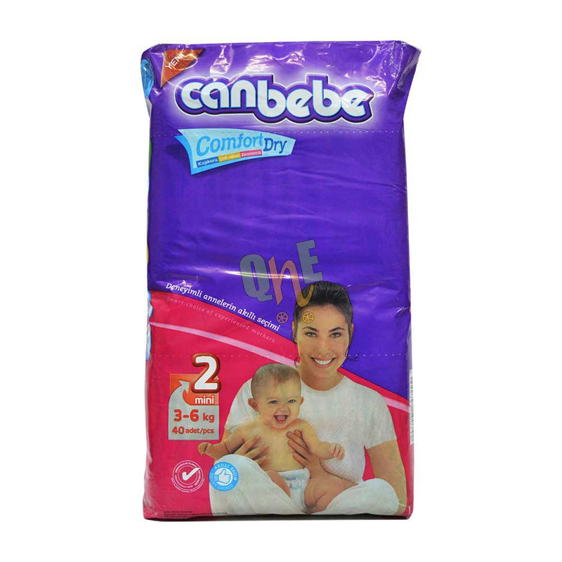 Canbebe Super Mini Diaper Size 2 40 Pcs (3-6 Kg)