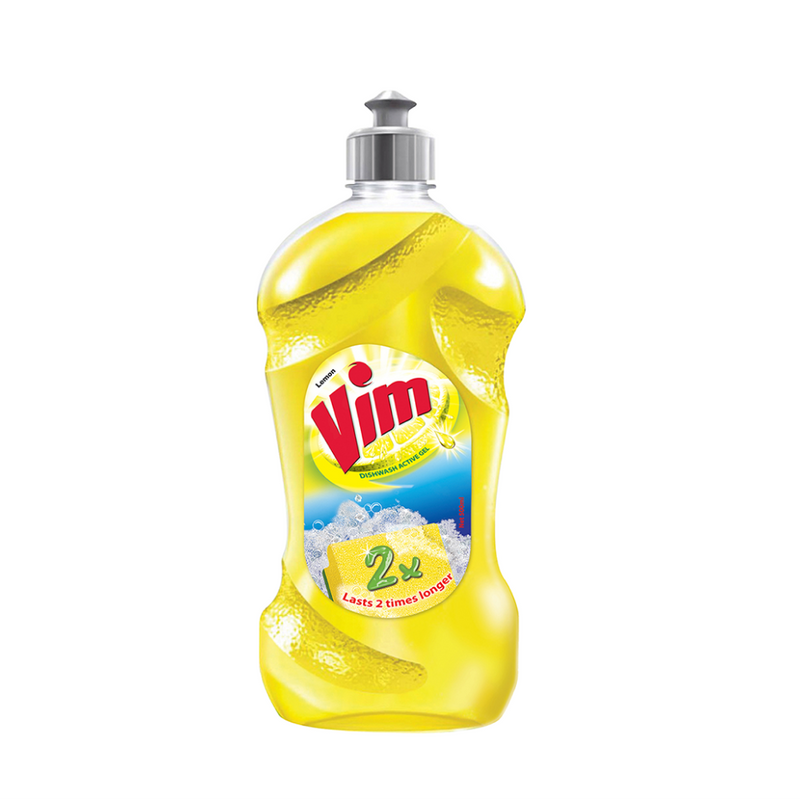 Vim Dishwash Active Gel - Lemon 250 ml